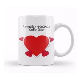 Baskı Dükkanı Sevgililer Günü Sevgiliye Hediye 069 Kupa