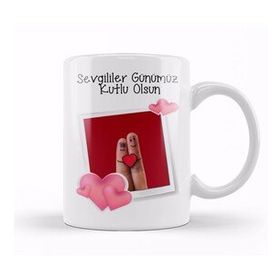 Baskı Dükkanı Sevgililer Günü Sevgiliye Hediye 071 Kupa