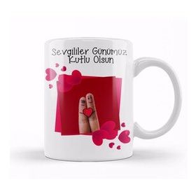 Baskı Dükkanı Sevgililer Günü Sevgiliye Hediye 079 Kupa