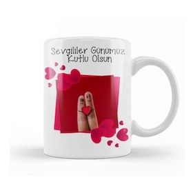 Baskı Dükkanı Sevgililer Günü Sevgiliye Hediye 079 Kupa