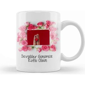 Baskı Dükkanı Sevgililer Günü Sevgiliye Hediye 093 Kupa