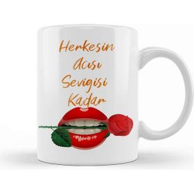 Baskı Dükkanı Sevgiliye Aşk Sevgi Komik 01 Kupa