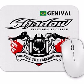 Baskı Dükkanı Shadow Personalizada Genival Branca Mouse Pad