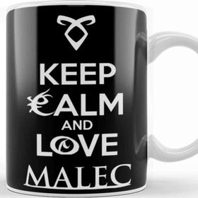 Baskı Dükkanı Shadowhunters Keep Calm And Love Malec Kupa