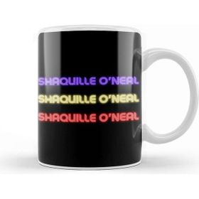 Baskı Dükkanı Shaquille O'neal Basketball Gifts Vintage Retro Rainbow Quotes For Boys And Dad Kupa