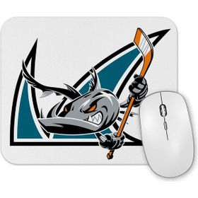 Baskı Dükkanı Shark Hockey Team Logo Mouse Pad