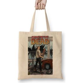 Baskı Dükkanı Shaun Of The Dead The Walking Shaun Bez Kadın Günlük Çanta