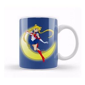 Baskı Dükkanı She Is The One Sailor Moon Royal Blue Kupa