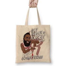 Baskı Dükkanı Shef Harden Bez Uzun Saplı Krem Rengi Çanta