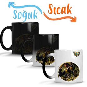 Baskı Dükkanı Shen Lol League of Legends Sihirli Porselen Kupa