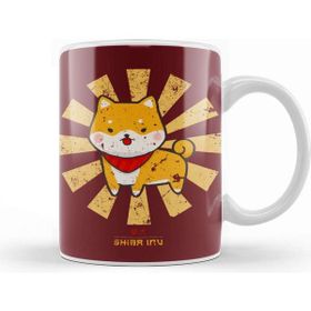 Baskı Dükkanı Shiba Inu Retro Japanese Dog Kupa
