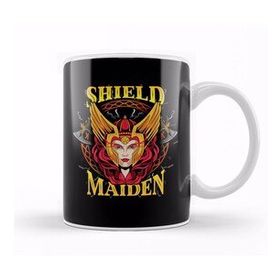 Baskı Dükkanı Shield Maiden Norse Mythology Female Warrior Kupa