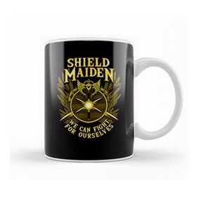 Baskı Dükkanı Shield Maiden We Can Fight For Ourselves Warrior Kupa