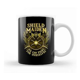 Baskı Dükkanı Shield Maiden We Can Fight For Ourselves Warrior Kupa