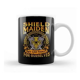 Baskı Dükkanı Shield Maiden We Can Fight For Ourselves Warrior Kupa