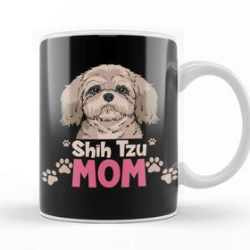 Baskı Dükkanı Shih Tzu Mom 02 Kupa