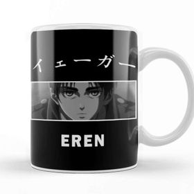 Baskı Dükkanı Shingeki no Kyojin Attack on Titan Porselen Kupa