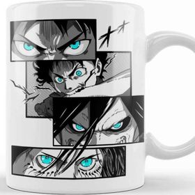 Baskı Dükkanı Shingeki no Kyojin Attack on Titan Porselen Kupa
