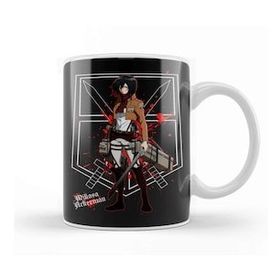 Baskı Dükkanı Shingeki No Kyojin Mikasa Ackerman Kupa