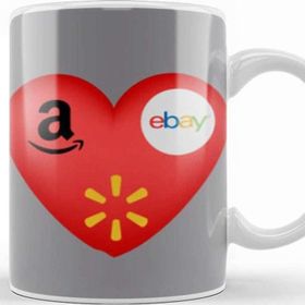 Baskı Dükkanı Shopping Online 19 Amazon Ebay Walmart Love Shopping Online Kupa