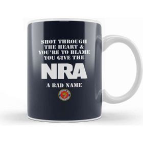 Baskı Dükkanı Shot Through The Heart Nra Kupa