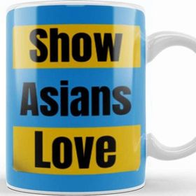 Baskı Dükkanı Show Asians Love Stop Asian Hate Kupa