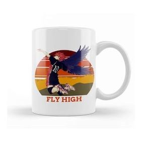 Baskı Dükkanı Shoyo Hinata Haikyuu Shoyo Hinata Fly High Kupa