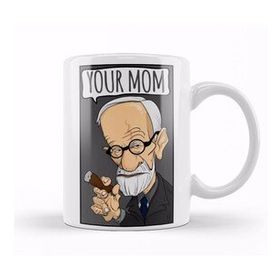 Baskı Dükkanı Sigmund Freud Your Mom Freud Kupa