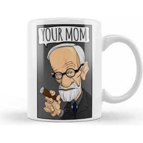 Baskı Dükkanı Sigmund Freud Your Mom Freud Kupa