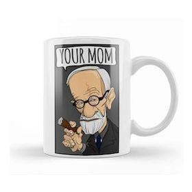 Baskı Dükkanı Sigmund Freud Your Mom Freud Kupa
