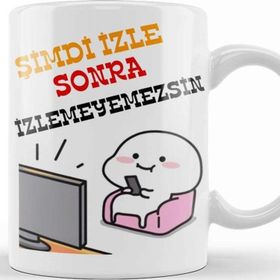 Baskı Dükkanı Şimdi Izle Sonra Izleyemessin Komik Kupa Bardak