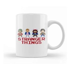 Baskı Dükkanı Simplified Stranger Things Pixellated Kids Kupa