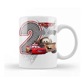 Baskı Dükkanı Şimşek Mcqueen 2 Iki Yaş Hediyesi Kupa