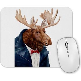 Baskı Dükkanı Sisman Süslü Geyik Mouse Pad