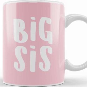 Baskı Dükkanı Sister Big Sis Slogan Kupa