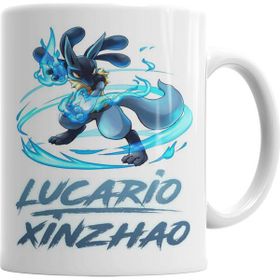 Baskı Dükkanı SK1052 Pokemon Go Pikachu Lucario Sihirli Porselen Bardak Kupa