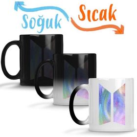 Baskı Dükkanı SK11206 Suga Aesthetic Bts Sihirli Porselen Bardak Kupa