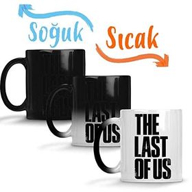 Baskı Dükkanı SK11261 The Last Of Us Logo Sihirli Porselen Bardak Kupa