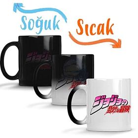 Baskı Dükkanı SK669 Jojo No Kimyou Na Bouken Jojo's Bizarre Adventure Sihirli Porselen Bardak Kupa