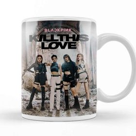 Baskı Dükkanı SK7991 Kill This Love Blackpink Sihirli Porselen Bardak Kupa