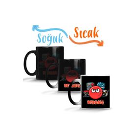 Baskı Dükkanı SK8205 Red Ball 4 The Crew Tazza Sihirli Porselen Bardak Kupa