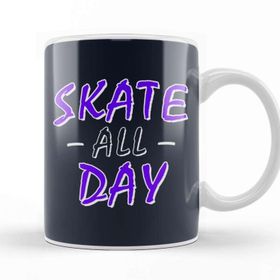 Baskı Dükkanı Skate All Day All Day Kupa