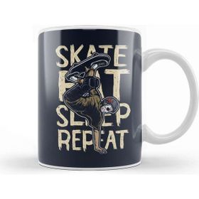 Baskı Dükkanı Skate Eat Sleep Repeat Kupa