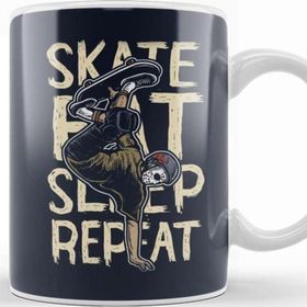 Baskı Dükkanı Skate Eat Sleep Repeat Kupa