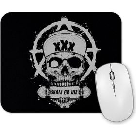 Baskı Dükkanı Skate Skull Mouse Pad