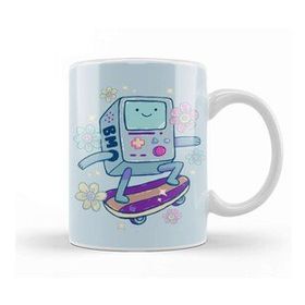 Baskı Dükkanı Skateboard Bmo Adventure Time Kupa