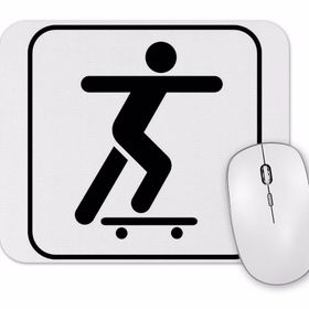 Baskı Dükkanı Skateboard Kaykay Mouse Pad