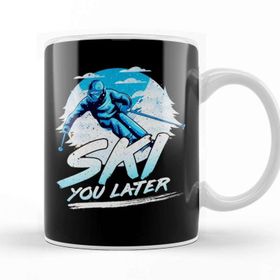 Baskı Dükkanı Ski You Later Awesome Skiing Pun Kupa