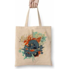 Baskı Dükkanı Skull Bez Çanta