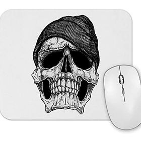 Baskı Dükkanı Skull Boina Mouse Pad